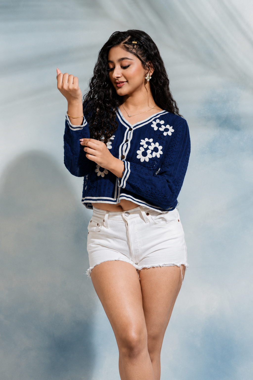 Bloom line Knit Top