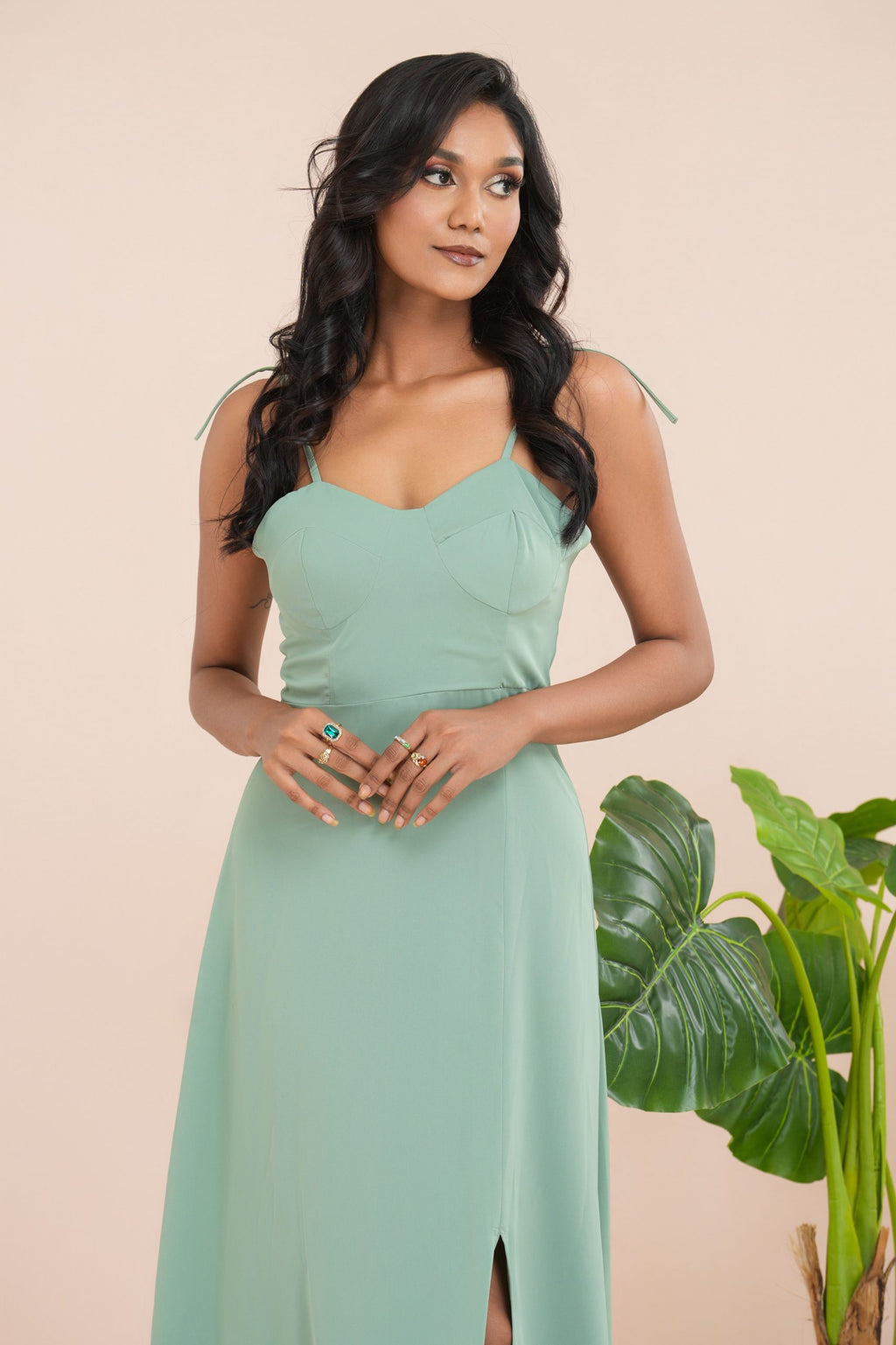 Drawstring Cami Dress