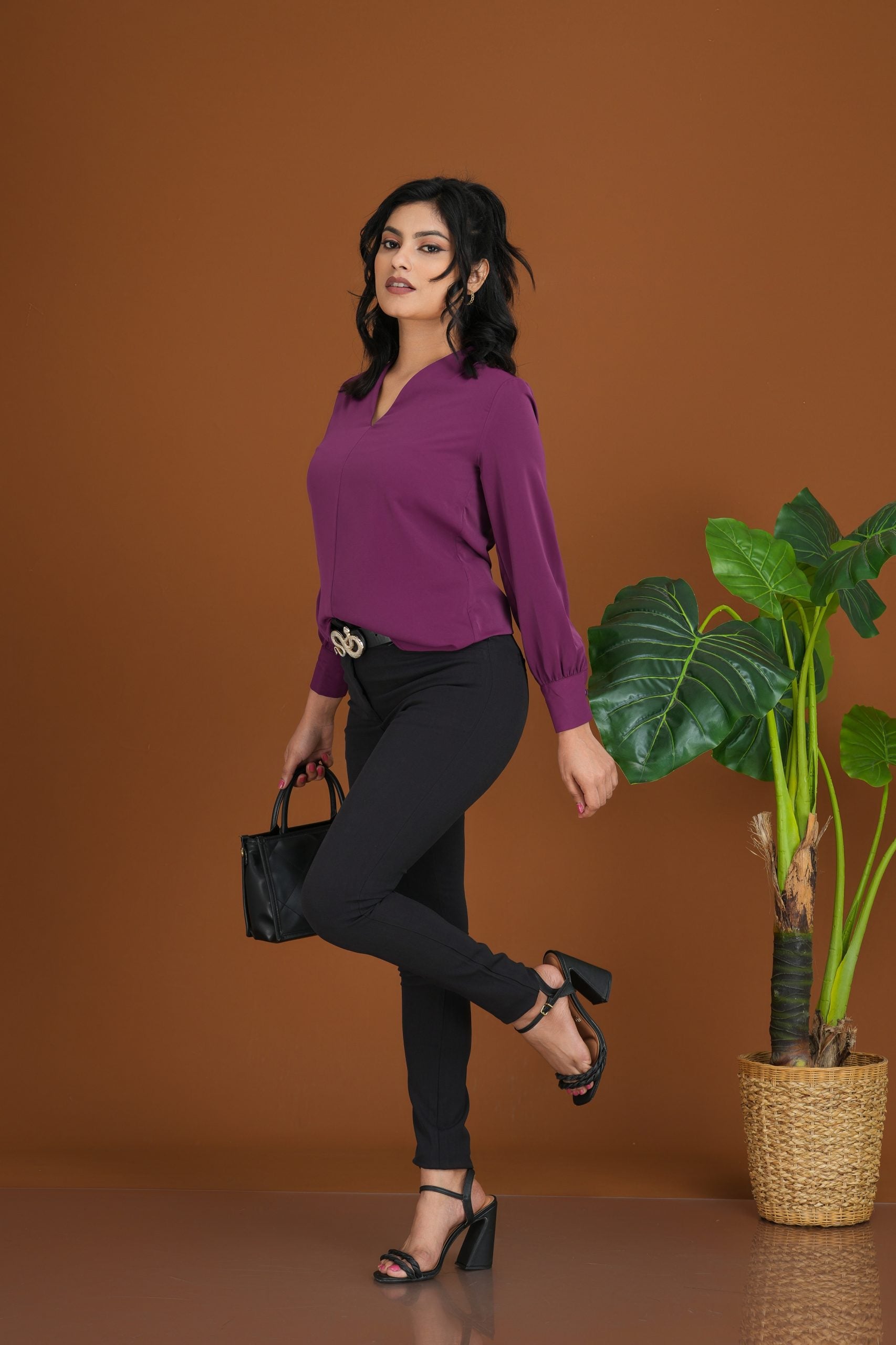 Ann Taylor V Neck Blouse