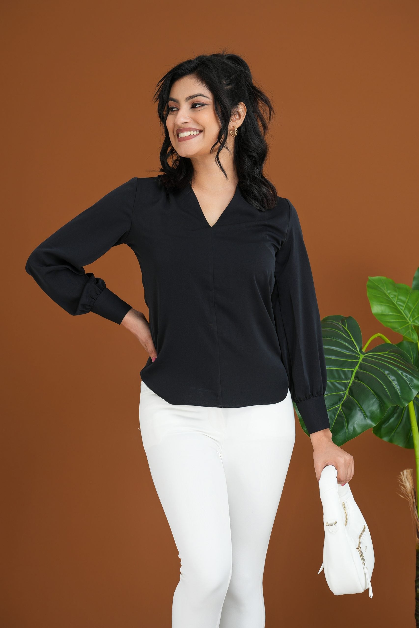 Ann Taylor V Neck Blouse