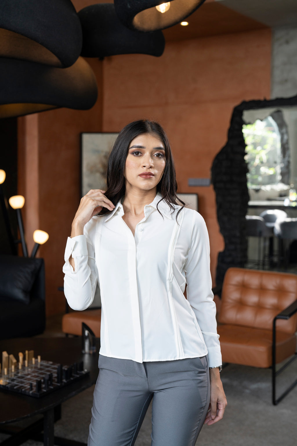 Harper Pintuck Blouse