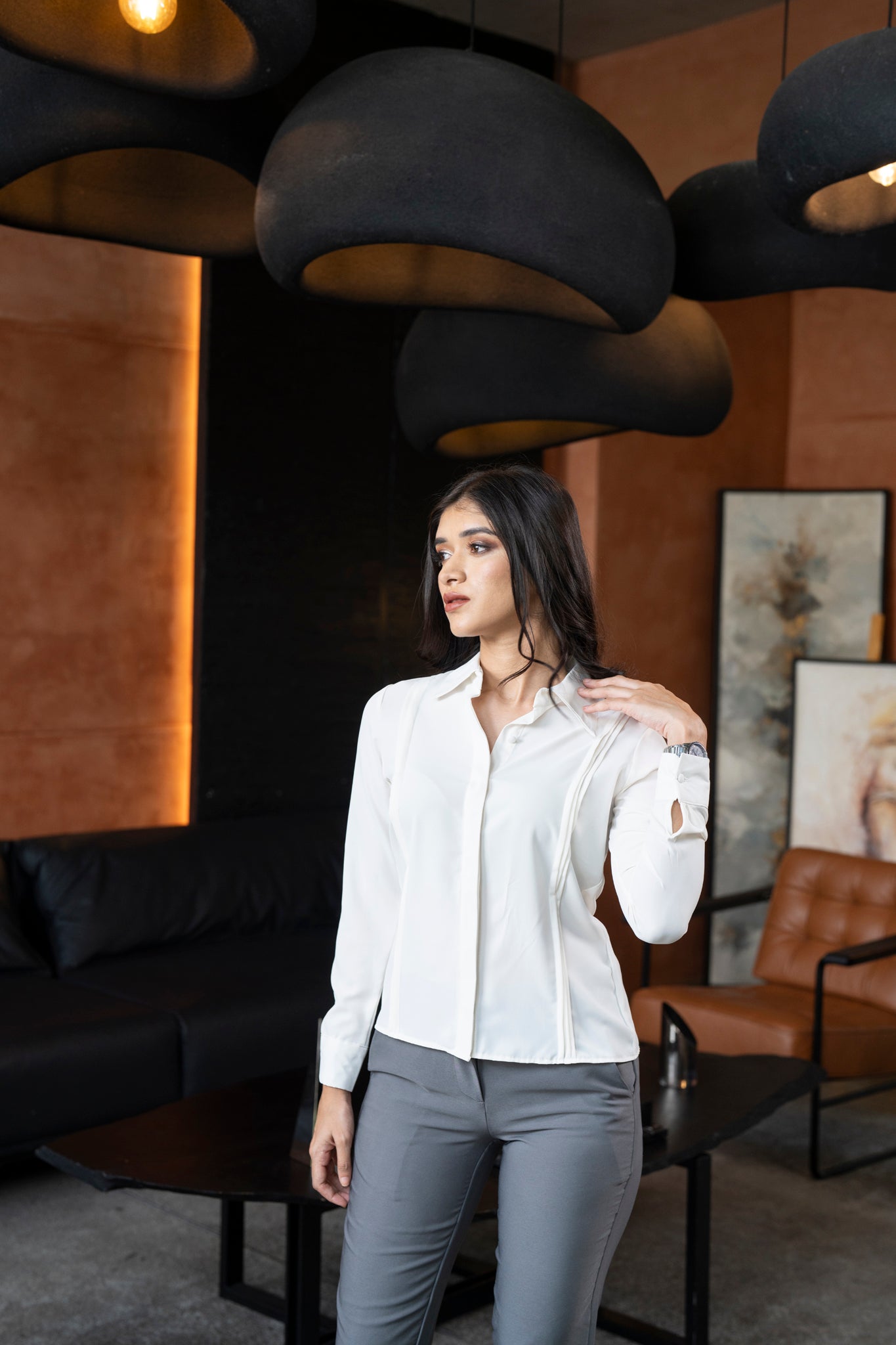 Harper Pintuck Blouse