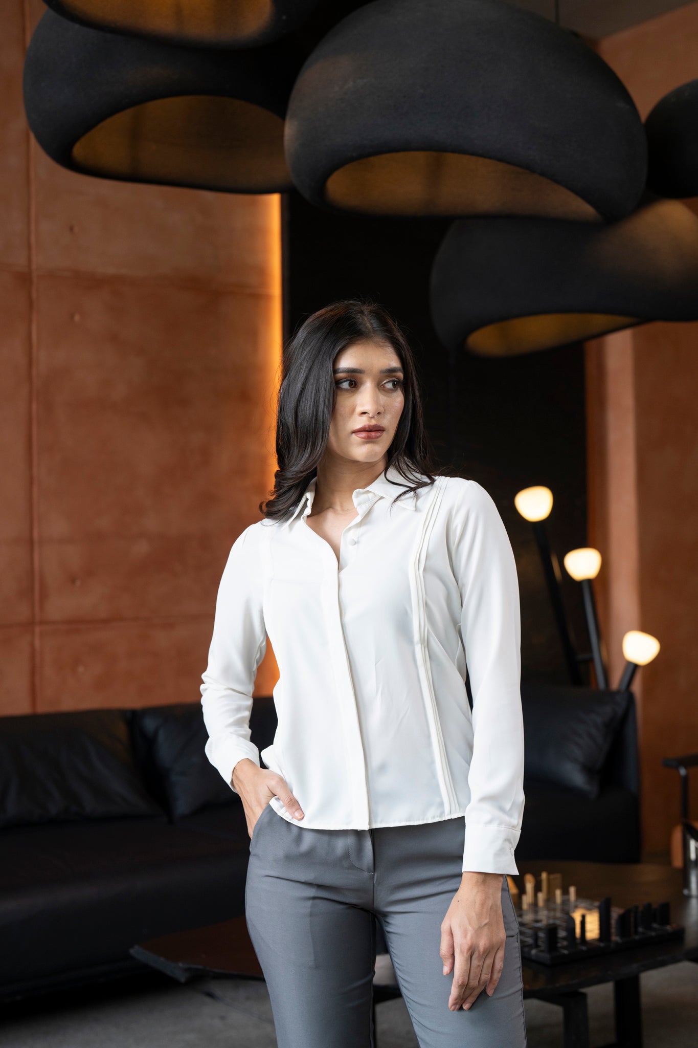 Harper Pintuck Blouse