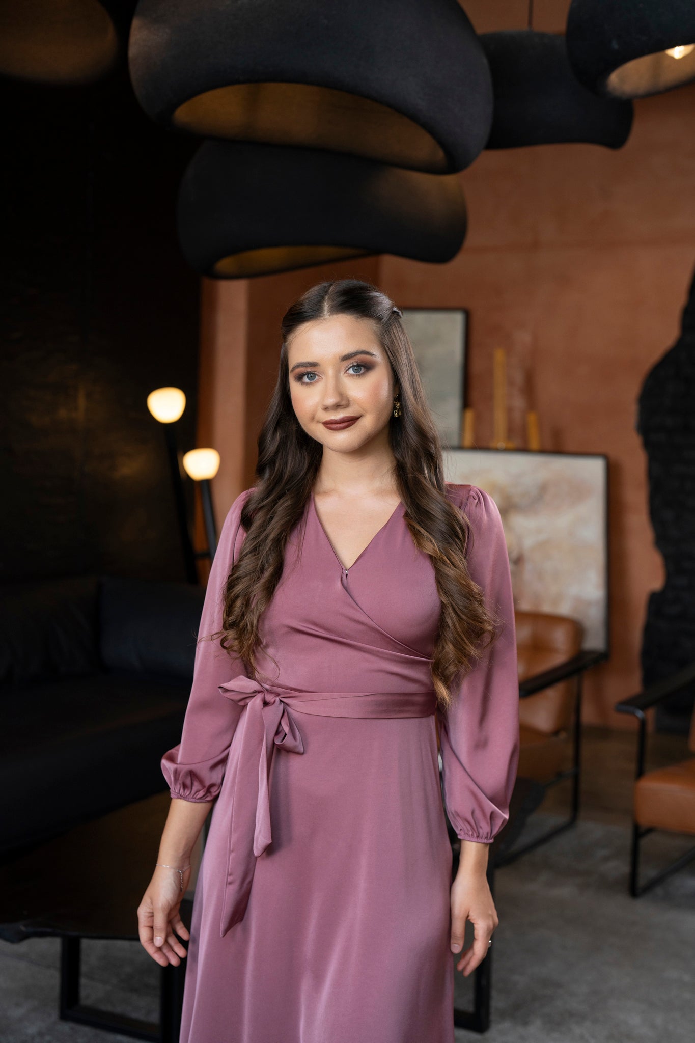 Knot Detailed Midi Dress