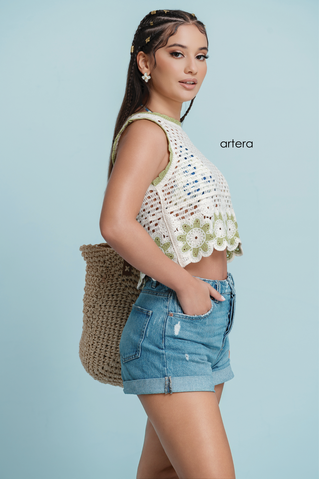 Willow weave top