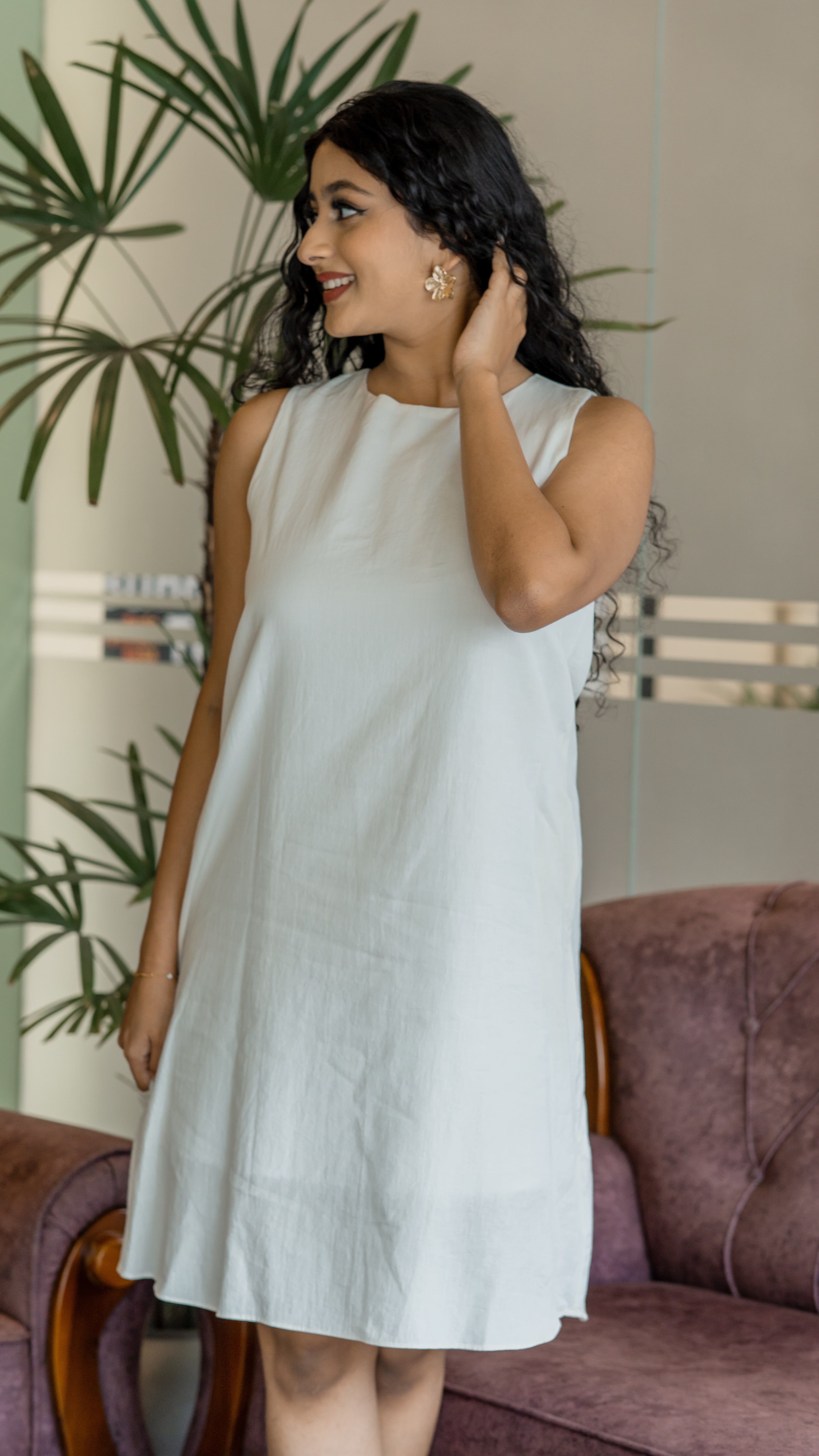 Elodie White Dress